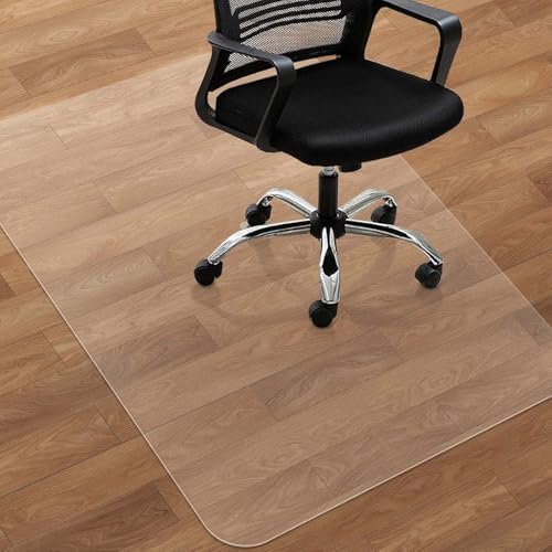 Clear Table, Floor Protector Mat, PVC Chair Mat for Hard Floors, Anti Scratch Waterproof Easy Clean Non-Slip for Office Dresser Night Stand Computer Writing Desk Tabletop