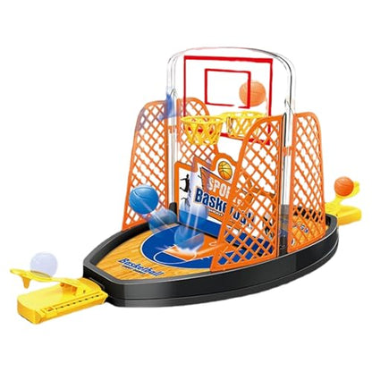 Desktop Arcade, Tabletop Basketball Game for 2 Players, Kids Basketball Shooting Game with Bulletin Board, Score Fun Sports Novelty Toy Gifts for Men Adults