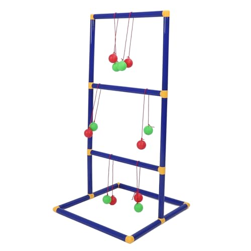 Ladder Toss Game Set, Interactive Ladder Ball Tossing Game Asssembly Replacement, Outdoor for Adults and Family