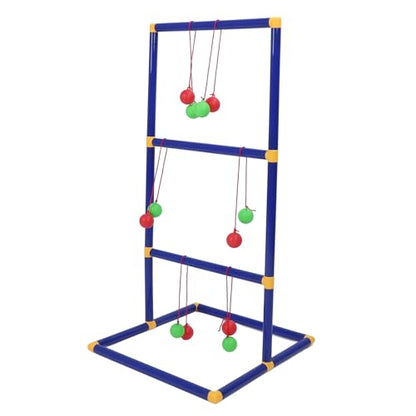 Ladder Toss Game Set, Interactive Ladder Ball Tossing Game Asssembly Replacement, Outdoor for Adults and Family