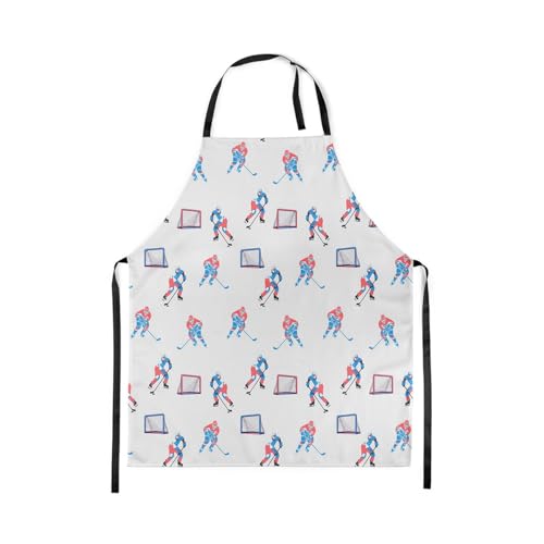 Manfei Ball Sports Kids Kitchen Apron - color: White Blue