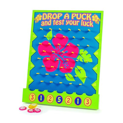 Fun Express Plinko Board Game Large 16x20 Tabletop Prize Drop Disc Game - Premium Wood Carnival Games for Kids Adults Parties | Luau Circus Fair School Events |Complete 8-Piece Set with Discs VBS 2026