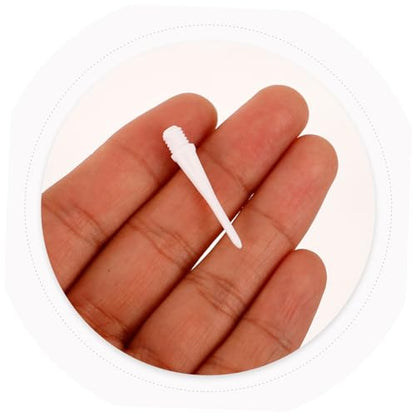 50pcs Soft Tip Needle Replacement for Electronic Flight Indoor Sports Tips Compatible Corkscrew Threads Wear-Resistant Design