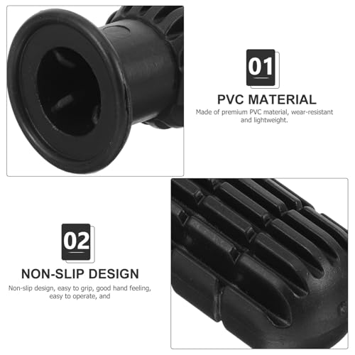 Professional Non-Slip Foosball Handles Replacement for Table Soccer Rods Plastic Grip Compatible with Standard Football Machines Easy to Install for Long-Term Use