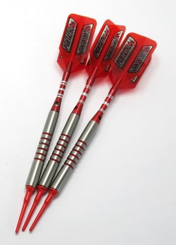 Predator Redline 18 Gram Soft Tip Darts - 80% Tungsten - Style Xc - with Bonus kit