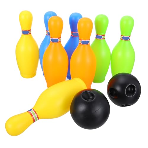 1 Set Bowling Pins Balls Early Educational Sports Game for Interactive Gatherings Parent Fun Enhance Coordination Athletic Skills