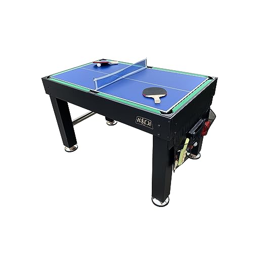 KICK Decagon 55" 10-in-1 Multi-Game Table - color: Black