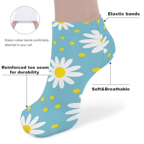 5 Pairs Women’s Low Cut Ankle Socks, Soft Athletic No Show for Running Yoga Daily Wear - color: Picture (11)