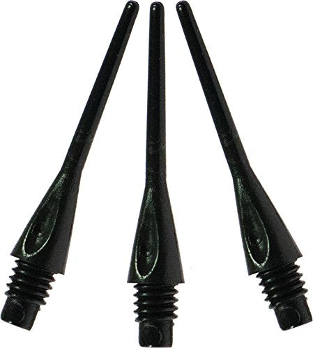 Viper Dart Accessory: Diamond 2BA Thread Soft Tip Dart Points, Black (500 and 1000 Packs)