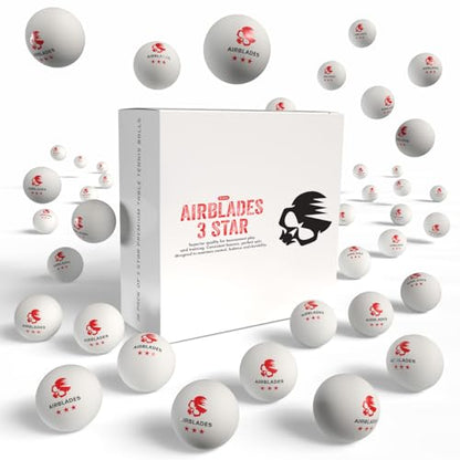 3 Star Ping Pong Balls | High Performance, Table Tennis Balls for Tournament Play & Training | Advanced ABS Plastic | Regulation Standard Ping Pong Balls | 50 Pack
