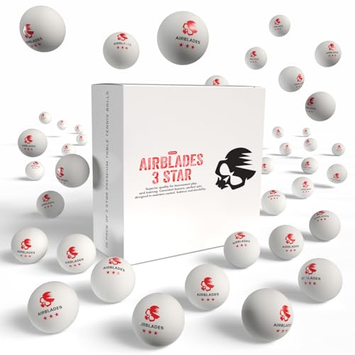 3 Star Ping Pong Balls | High Performance, Table Tennis Balls for Tournament Play & Training | Advanced ABS Plastic | Regulation Standard Ping Pong Balls | 50 Pack