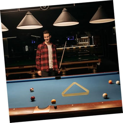 2pcs Solid Wood Pool Billiard Rack Triangle Holder for Snooker Easy Installation Billiard Accessories for Pool Table Setup Scratch-Resistant Design