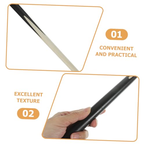 Abaodam 2Pcs Pool Cue for Lightweight Wooden Billiard Cue Sticks Portable Short Design for Easy Carrying for Beginners and Teens