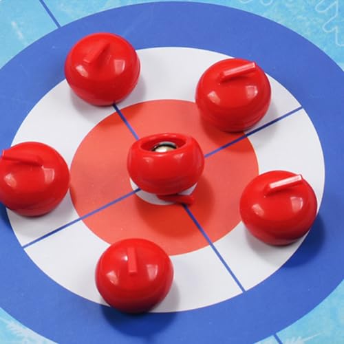 Tabletop Bowling Game - Miniature Bowling Pins and Ball, Stable Smooth, Engaging Competitive Setup, Easy Assembly | Apartment Or Classroom Scenario Encouraging Friends and Family to Play Toget - color: Puck