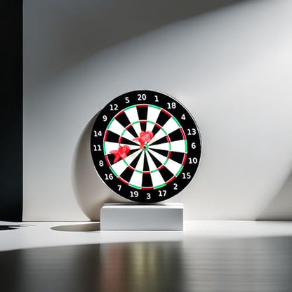 Miniature Magnetic Dartboard Sets (2 Pack): Includes 2 Boards & 4 Darts for Dollhouse Game Room, Bar Scene Decor, Adult Collector Fun