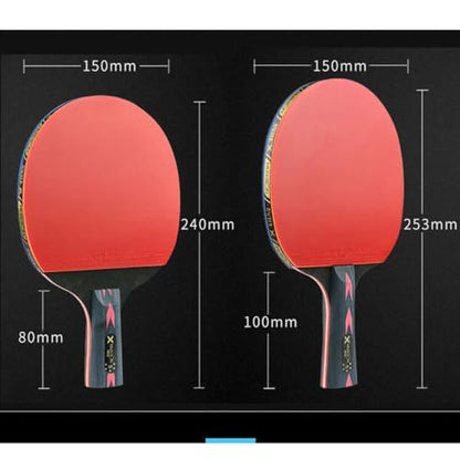 4 pcs 5 Pong Pong Balls Match Table Tennis Equipment Pong Paddle Table Tennis Racket Wooden Pimple