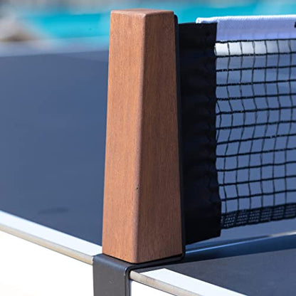 CORNILLEAU - Origin Outdoor Table - Design Ping-Pong Table - Made in France - Convertible - White - style: Fabric net - Tabletop Ping pong