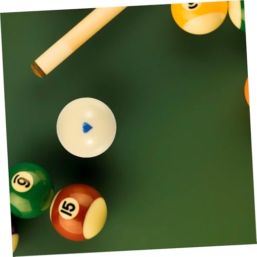Resin Six-Point Billiard Cue Ball Pool Training Practice Artifact for All Skill Levels Precision Craftsmanship Chip-Resistant Surface Balanced Weight for Improved Control and