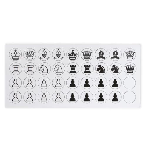 Husaria 8-Inch Magnetic Foldable Chess Wallet Set - Compact Travel Game with Secure Magnetic Pieces