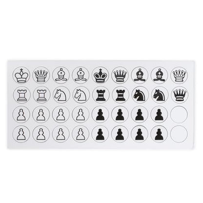 Husaria 8-Inch Magnetic Foldable Chess Wallet Set - Compact Travel Game with Secure Magnetic Pieces