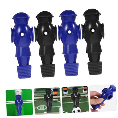 4Pcs Foosball Player Statues Table Football Machine Accessories Wear-Resistant PP Resin Figures Replacement for Standard Soccer Game Rods