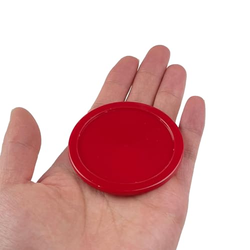 12 Pack 2.5 Inch Air Hockey Pucks for Small Size Table - color: Red