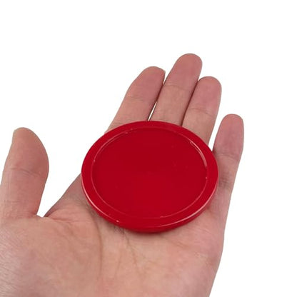 12 Pack 2.5 Inch Air Hockey Pucks for Small Size Table - color: Red