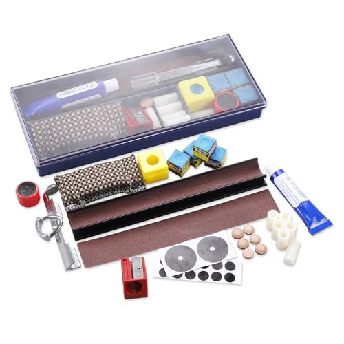 Deluxe Billiard Pool Cue Tip Repair kit, Billiard cue Tip Repair kit