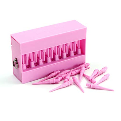CUESOUL Touch-Point Soft Dart Tip Point with Touch Dart Case Tool for Dart Tip Replacement and Dart Tip Remove - color: Pink