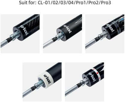 CRICAL 4 Pieces of Billiards Cue Stick Weight Bolts Adjustable Pool Cue Weight Bolt Billiard Accessories(3/2.5/1.8/1.2oz)