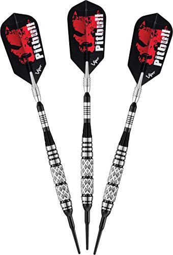 Viper Pitbull 90% Tungsten Soft Tip Dart Set, 18 Grams - style: Ringed (18 Grams)