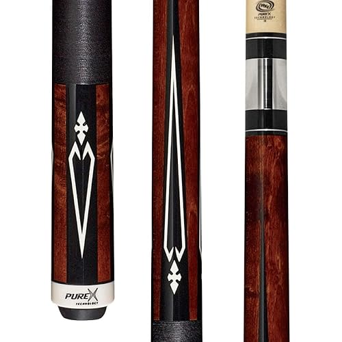Pure X 58" 2-Piece North American Hard Maple Billiard Pool Cue Stick - size: 21 Ounce