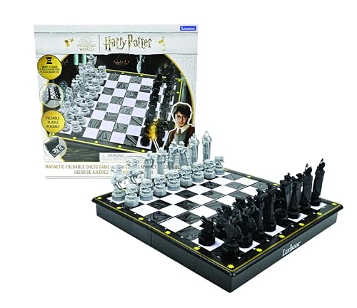 Lexibook - Harry Potter Chess Games, Magnetic and Foldable Chess Board, 32 Pieces, Family Game, CGM300HP - style: CGM300HP