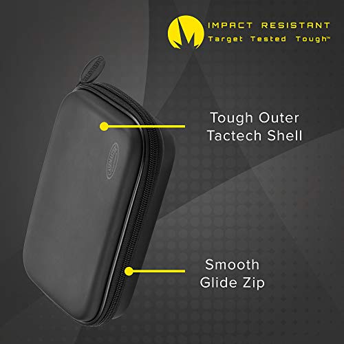 Casemaster Sentinel 6 Dart Case, Black Zipper - color: Black