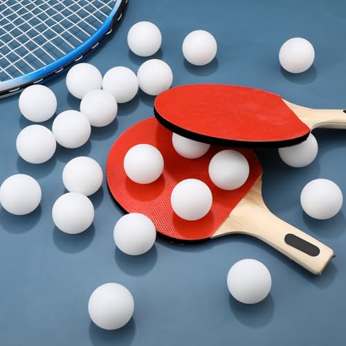 Vinsot 500 Pieces 40 mm Table Tennis Balls Bulk Mini Plastic Balls for Carnival Pool Games, Party Decoration, Cat Toys, Sports Activities