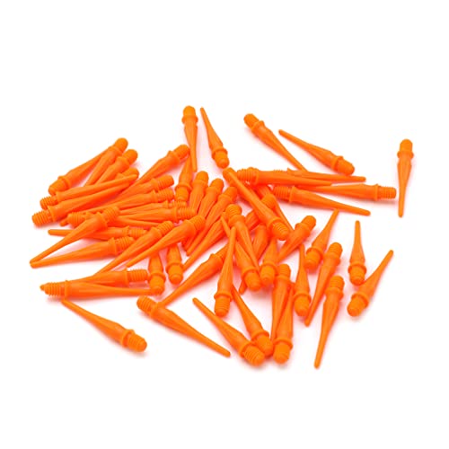 CUESOUL Touch-Point Soft Dart Tip Point with Touch Dart Case Tool for Dart Tip Replacement and Dart Tip Remove - color: Orange