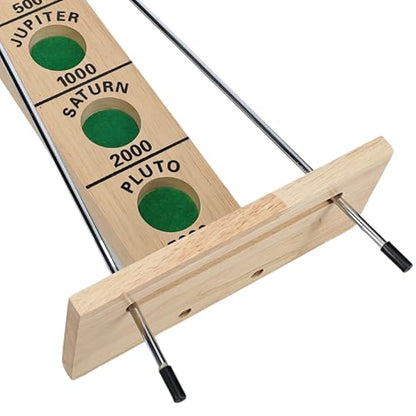 WE Games Shoot the Moon - Classic Solid Wood Rolling Ball Game for Family Fun & Skill Building, Enhances Social Skills, Patience & Perseverance - size: 1 unit