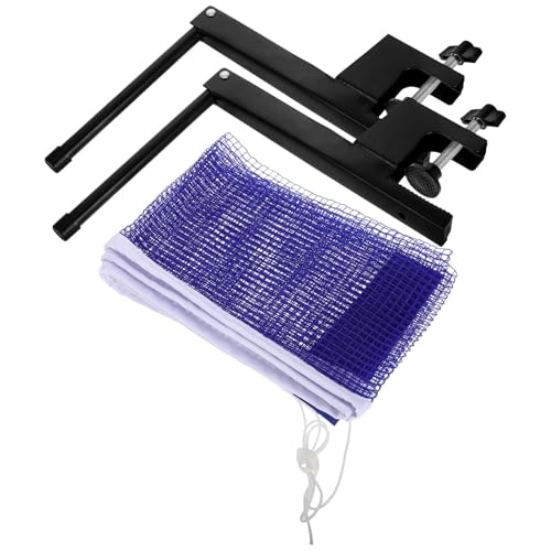 Happyyami Table Tennis Net Set Elastic Mesh Net for Play Game Includes Portable Posts for Training and Competition