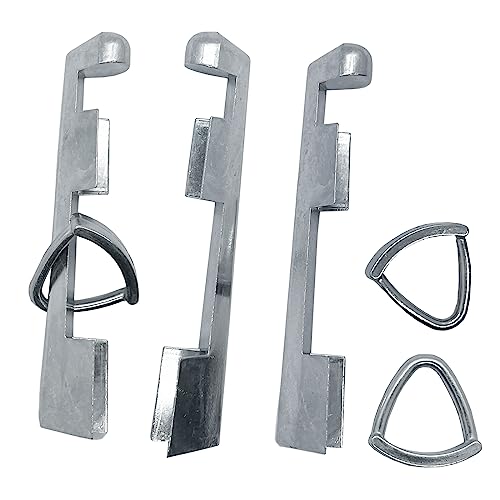 3PCS Billiard Cue Clamp Pool Cue Tip Clamp Billiards Accessories Pool Table Accessories Pool Cue Tips Replacement Kit Stainless Steel Cue Stick Tip Repair Kit for Billiard Table Cue Tips Accessories