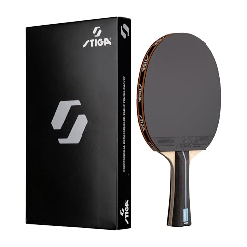 STIGA Banda Allround Future System, 5-Ply Table Tennis Bat, Star Future S Rubber, ITTF Approved, Mid-Level - style: Allround Future Master - Black, Red