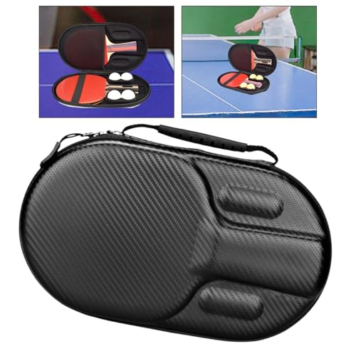 Table Tennis Paddle Case Racket Protection Sports Zipper Sports Accessories Outdoor Holder for 2 Paddles 4 Balls