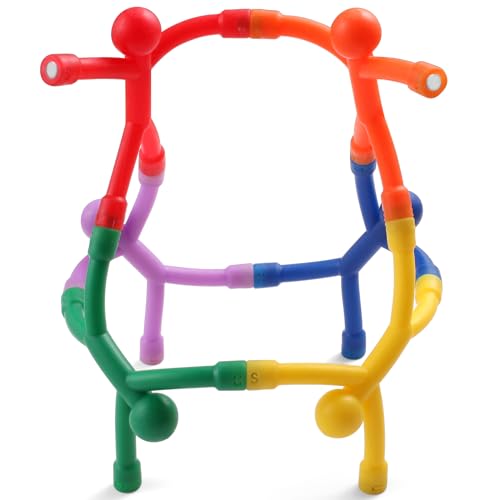 6pcs Travel Magnetic Toys for Kids Toddlers: Portable & Durable for Airplane Road Trip Car Travel Games, Magnetic-People-Magnet-Men, Creativity & Educational, Fidget Toys for Classroom Office - color: Magnet Men [Solid], size: 6pcs