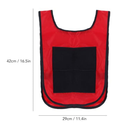 Fockety Sticky Ball Vest Set, Interactive Dodgeball Game with 6 Target Vests & 5 Sticky Balls, 3 Players Toy Set for Outdoor Games Dodgeball