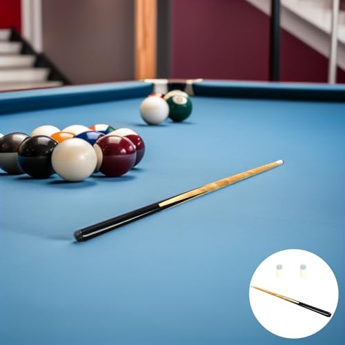 Short Pool Cue Stick Billiard Rod Lightweight Comfortable Grip for Beginners Compact Spaces