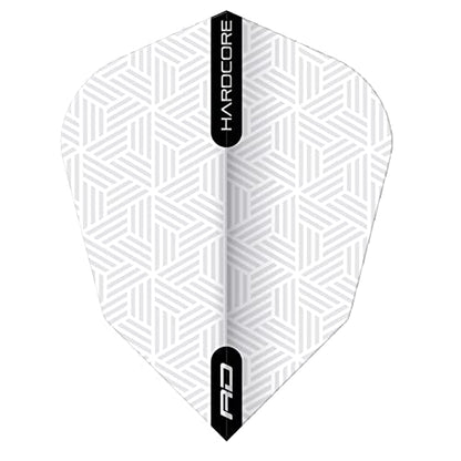 RED DRAGON Hardcore V-Standard Dart Flights- 3 Sets Per Pack (9 Dart Flights in Total)
