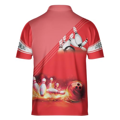 Personalized Custom Jersey for Men, Uniform Shirt for Bowling Team Gift - color: D7