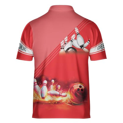 Personalized Custom Jersey for Men, Uniform Shirt for Bowling Team Gift - color: D7