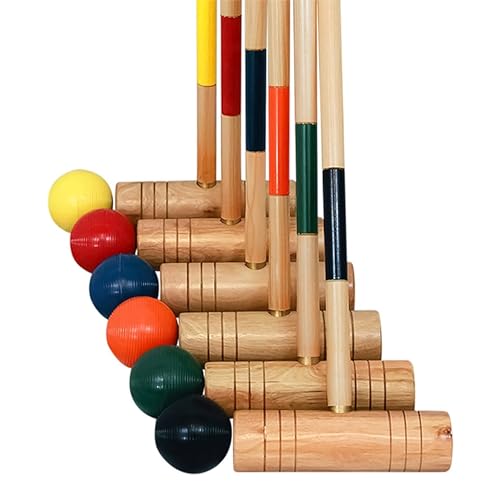 Baden Deluxe Series Croquet Set 29 inch mallets - style: Deluxe Series