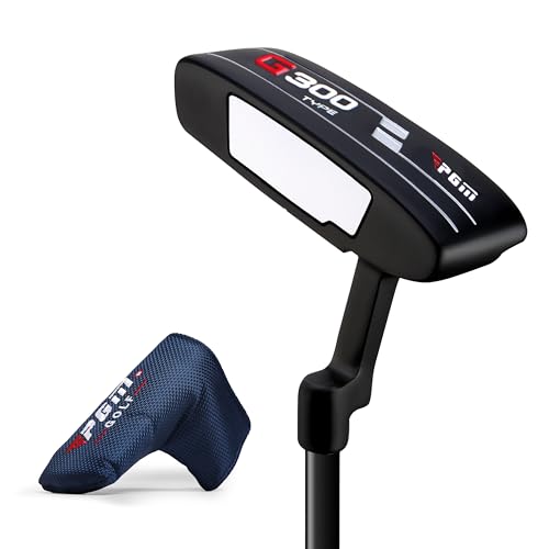 PGM Golf Putter - Blade Putters for Men & Women - Easy Flop Shots – Legal for Tournament Play- Right/Left Handed - size: 34", Graphite, style: Left Handed