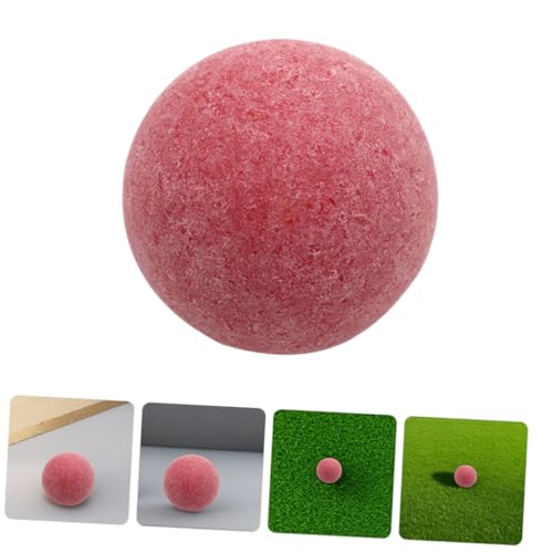 Foosball Table Replacement Balls Mini Soccer Games Balls Frosted Foosball Table Balls for Tabletop - color: Red
